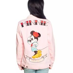 Minnie Mouse Pink Denim Jacket